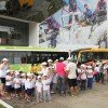 Híbridos transportam população até a Vila da Regata durante a Volvo Ocean Race