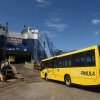 Volvo e Marcopolo embarcam ônibus para novo sistema de transporte de passageiros na Guatemala