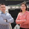 Dugard Miguel, gerente comercial e Elisângela Campos,  gerente de qualidade e segurança da Budel Transportes