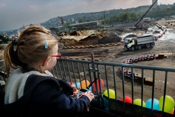 Sophie e Volvo FMX