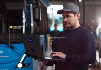 Volvo Connect, plataforma de conectividade da marca, é destaque na LatBus